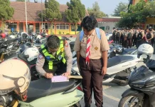 Satlantas Bondowoso Tindak 8 Motor Berknalpot Brong