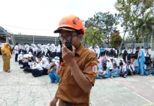 Peka Kondisi Alam, SMPN 9 Jember Didapuk Sebagai Satuan Pendidikan Aman Bencana