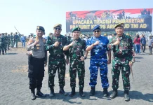 Tradisi Pembaretan 154 Prajurit Korps Arhanud TNI AD Telah Dilakukan