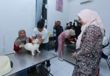 Ratusan Warga Antusias Vaksinasi Rabies Hewan Peliharaan