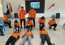 Kesiapsiagaan Desa Diperkuat, Warga Songgon Dilatih Hadapi Darurat