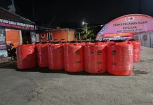 BPBD Jatim Kirim 30 Tandon untuk Perkuat Distribusi Air Bersih di Jember
