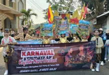 Semarak Pawai Festival Pekan Kunang-Kunang Kebudayaan, Seni yang Ramah Bumi