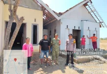 Tiga Rumah Rusak Bagian Atap akibat Angin Kencang