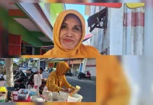 Bu Hari Bertahan Jualan Dawet dan Jenang di Pasar Glenmore