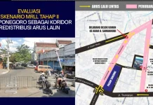 Mulai 5 Oktober, Arus Lalu Lintas Jl. Diponegoro Jember Diberlakukan Satu Arah