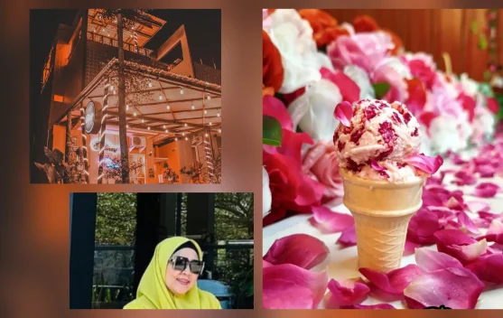 Sensasi Nikmat Rose Ice Cream De Orange Heritage Cafe