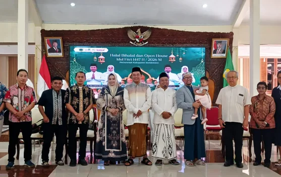 Umat Katolik Bondowoso Kunjungi Pendopo Bupati, Ucapkan Selamat Idul Fitri 1447 H