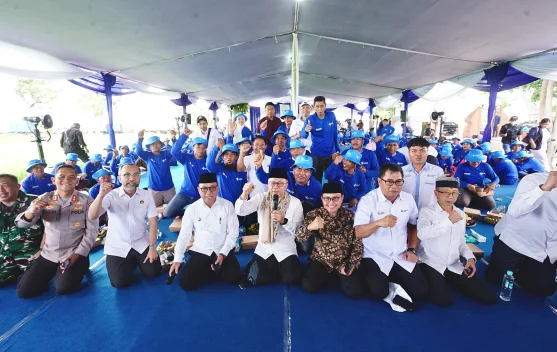 Menko Zulhas Cek Pupuk dan Harga Gabah di Banyuwangi