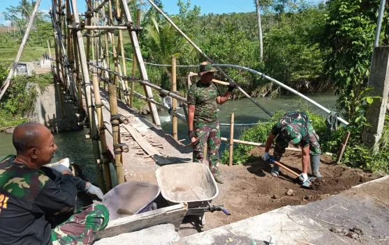 Jembatan Perintis di Pasrujambe Lumajang Akan Dipercepat Penyelesaianya