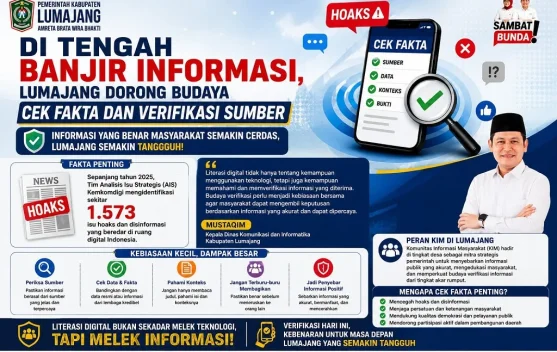 Lumajang Dorong Budaya Cek Fakta dan Verifikasi Sumber