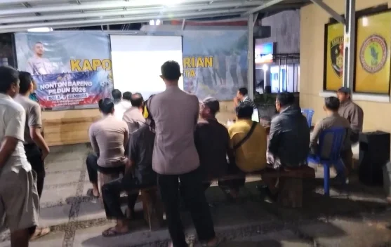 Puluhan Warga Gelar Nobar Piala Dunia di Pasirian