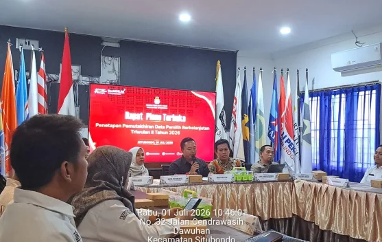 KPU Situbondo Catat Jumlah Pemilih 538.057 Orang