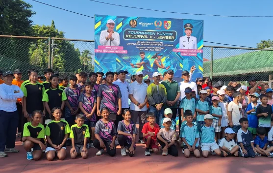 Kejurwil Tenis Junior Wilayah V Jatim Resmi Digelar di Jember, Diikuti 107 Atlet