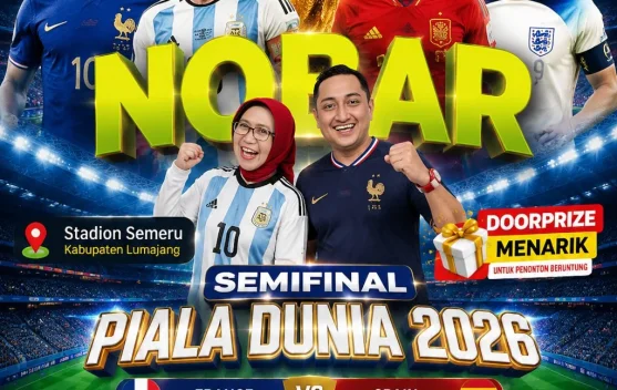 Nobar Piala Dunia, Ruang Berkumpul Warga dan Peluang bagi UMKM Lumajang