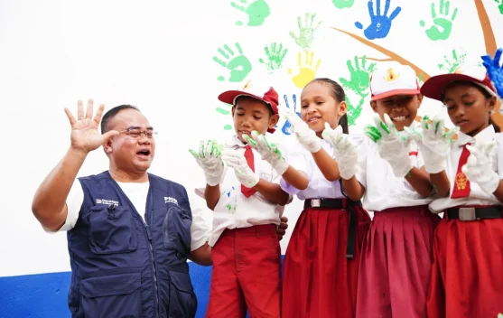 PNM Revitalisasi Sekolah 3T, Dukung Pendidikan Anak Wae Moto