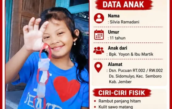 Anak 11 Tahun di Semboro Jember Hilang saat Main Layang-layang