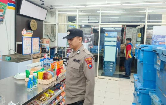 Polsek Ranuyoso Lumajang Perketat Pengamanan ATM dan Pertokoan