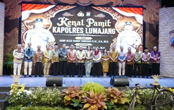 Wakil Ketua DPRD Lumajang Hadiri Kenal Pamit Kapolres
