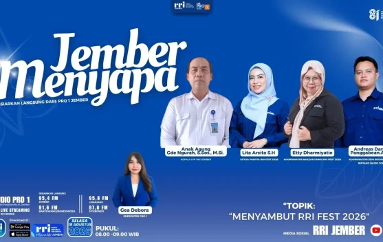 RRI Jember Gelar RRI Fest 2026, Usung Konsep Inklusif dan Dukung Asta Cita Presiden