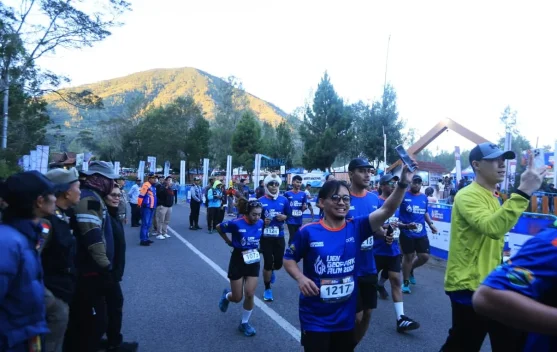 Sebanyak 839 Pelari Buka Geopark Run Series 2026 dari Ijen
