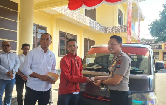 Polres Situbondo Kembalikan Mobil Pikap kepada Pemilik