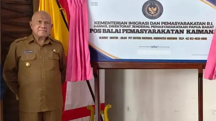 Bupati Kaimana Harap Pos Bapas Perkuat Sinergi Hukum