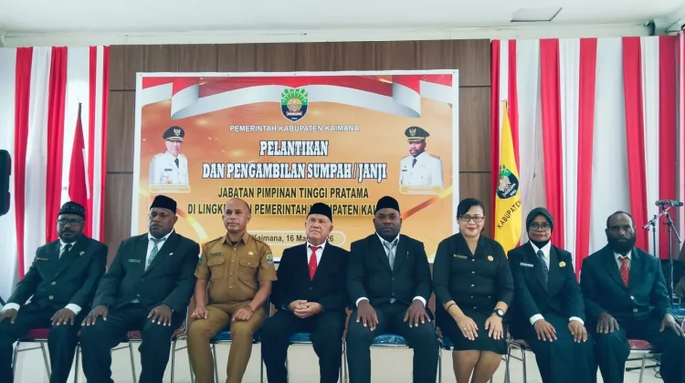 SK Pengangkatan Pejabat Tinggi Pratama Pemkab Kaimana
