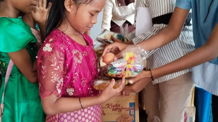 Anak-Anak Penuh Sukacita Rayakan Paskah dengan Berbagi Hadiah dan Telur Paskah