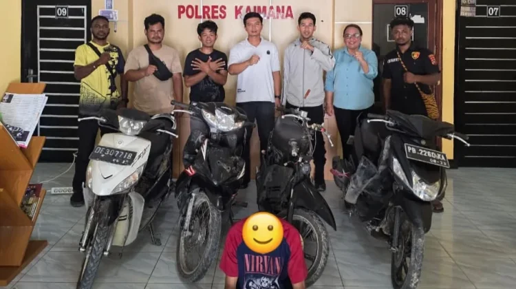 Residivis Curanmor Dibekuk, Polisi Amankan Empat Motor