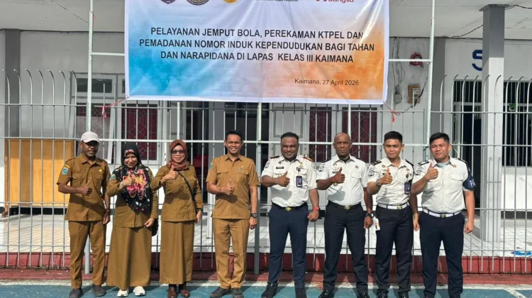 Lapas Kaimana Komitmen Penuhi Hak Administrasi Kependudukan Warga Binaan