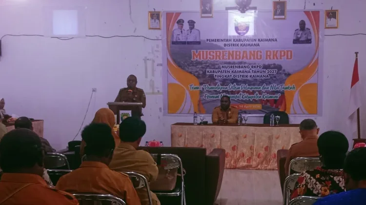 Demi Pelayanan, Kadistrik Kaimana Kota Siap Berkantor di Kampung Lobo