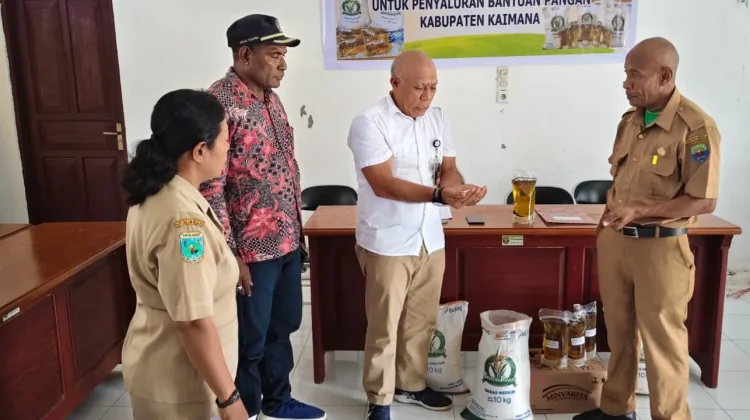 Bulog dan DKPP Kaimana Pastikan Bantuan Pangan Aman