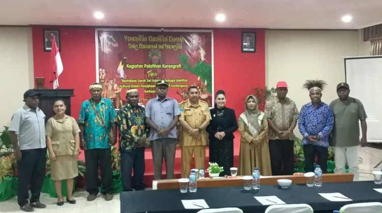 Disbudpar Kaimana Gelar Pelatihan Koreografi Revitalisasi Tari Lokal