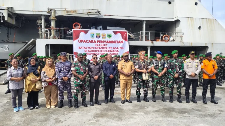 Kehadiran Yonif 864/NN Dorong Perputaran Ekonomi Kaimana
