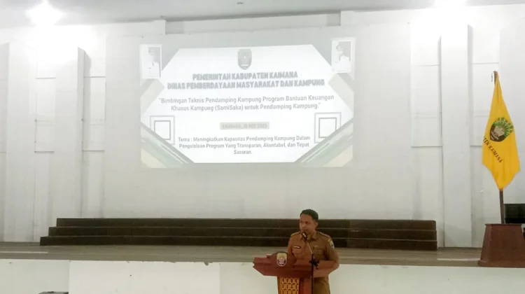 Bupati Tekan Empat Peran Penting Bimtek Samisaka Kaimana