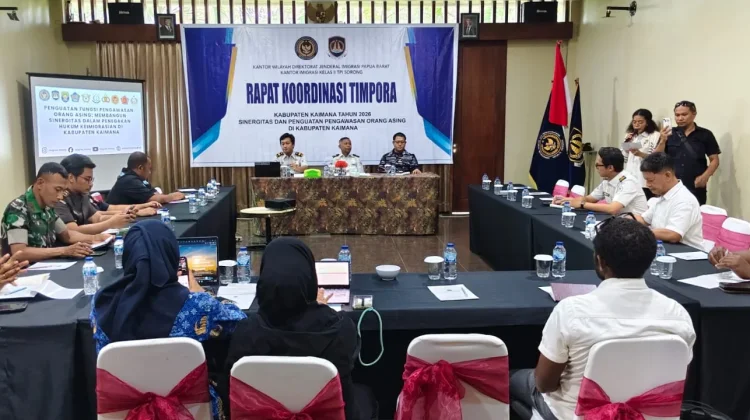 Imigrasi Sorong Perkuat Pengawasan Orang Asing di Kaimana