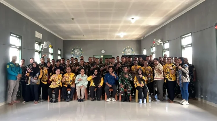 Yonif 864 dan Dinkes Kaimana Perkuat Edukasi Kesehatan Prajurit