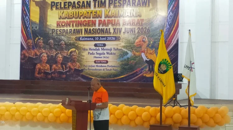 Bupati Hasan Achmad Doakan Kesuksesan Kontingen Pesparawi Kaimana
