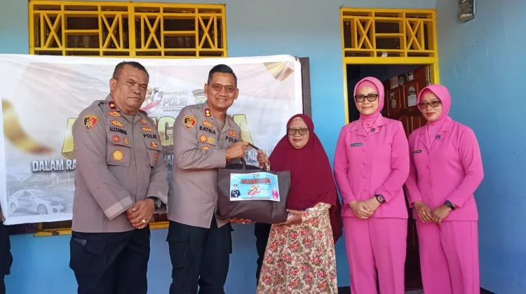 Polres Kaimana Anjangsana Purnawirawan Sambut Hari Bhayangkara Ke-80