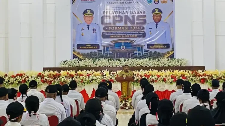 Bupati Kaimana Tekankan Disiplin saat Buka Latsar CPNS