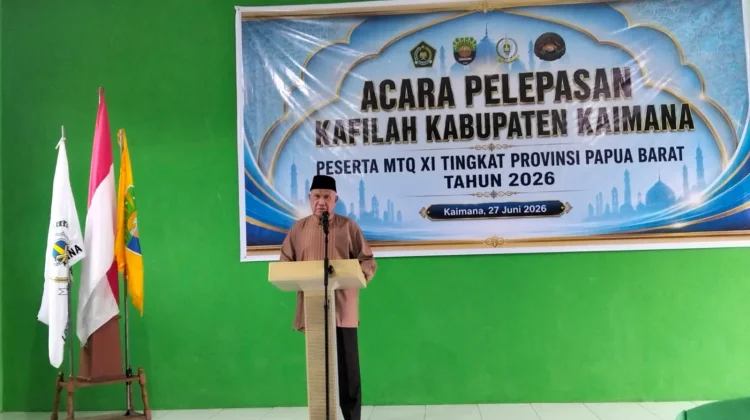 Bupati Kaimana Lepas Kafilah Kaimana Sebagai Peserta MTQ XI Provinsi Papua Barat