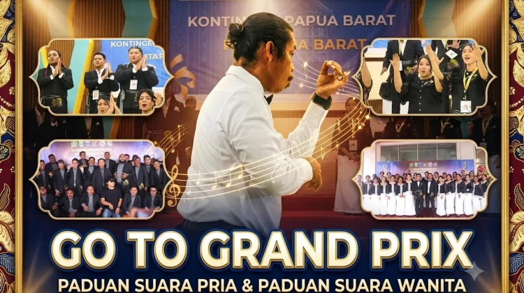 Kontingan Pesparawi Papua Barat Masuk Grand Prix di Pesparawi Nasional XIV 2026