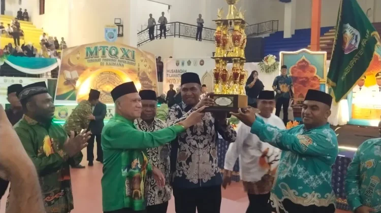 Kabupaten Fakfak Raih Juara Umum MTQ ke-XI Tingkat Provinsi Papua Barat Tahun 2026