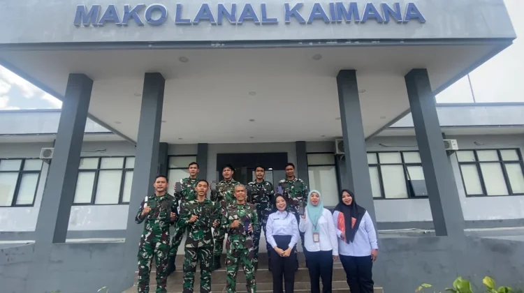 Kantah Kaimana Sosialisasikan Aplikasi Sentuh Tanahku di Lanal Kaimana