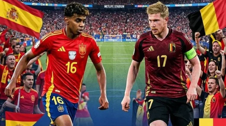 Duel Bintang Muda Spanyol vs Veteran Belgia, Siapa Lebih Berpeluang?