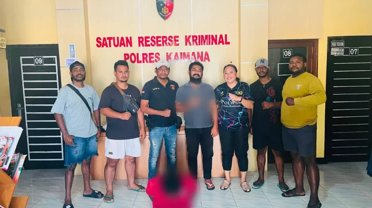 Satreskrim Polres Kaimana Amankan Terduga Pelaku Penganiayaan