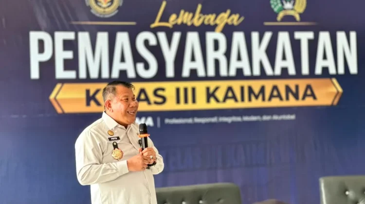 Kakanwil Ditjenpas Papua Barat Kunjungi Lapas Kelas III Kaimana