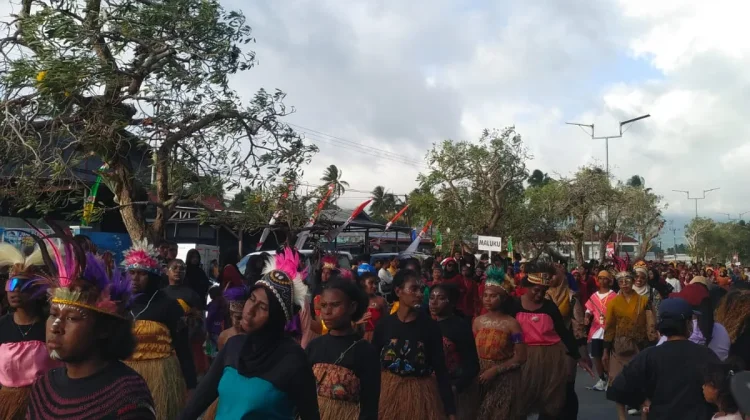 Semarak HUT RI ke-81, Karnaval Kemerdekaan Meriahkan Kabupaten Kaimana