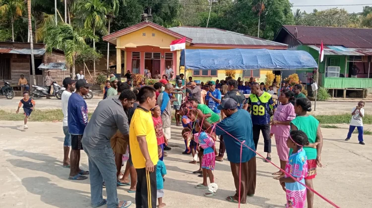 Bhabinkamtibmas Tanggaromi Gelar Lomba Semarak HUT RI ke 81